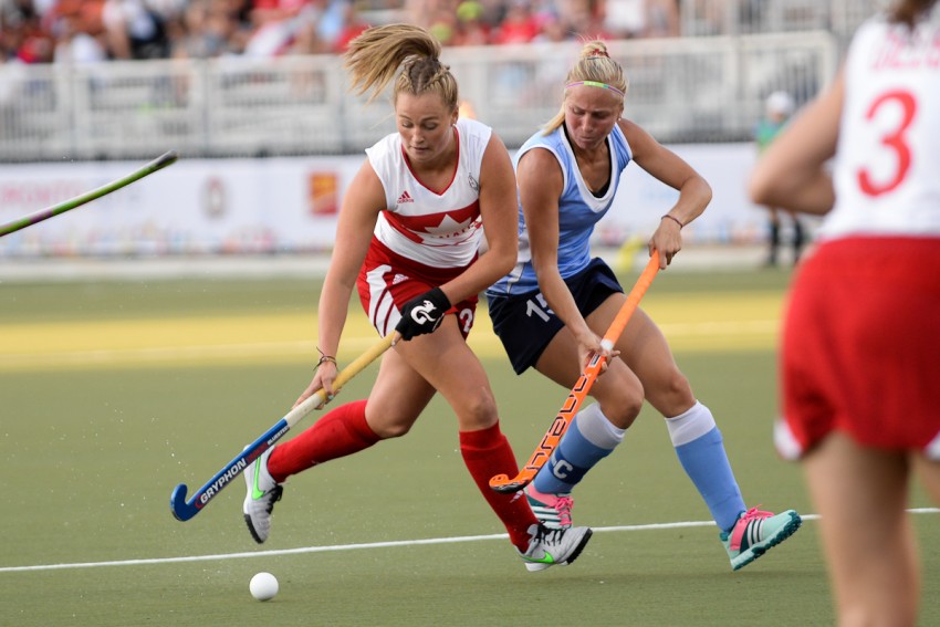 Stephanie Norlander, Women's National Team, 2015 Pan American Games, Toronto, Ontario. Photo: Yan Huckendubler.