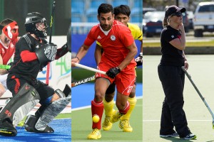 2015 Hockey Stars Nominees. David Carter, Sukhi Panesar, Steph Andrews.