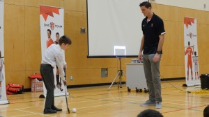 Men's National Team school visit to Vancouver College. March 3, 2016. Paul Wharton.