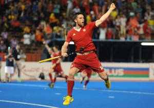 2014 Champions Challenge 1. Adam Froese. Shootout winning goal vs Malaysia. Photo: FIH/Helmi Dawi.