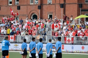 2015 Pan American Games. Toronto, Ontario. Crowd, fans, flags.