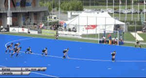 2016 Hawke's Bay Cup. Women's National Team. April 2, 2016 vs Korea. Brienne Stairs goal. 2-1 win.