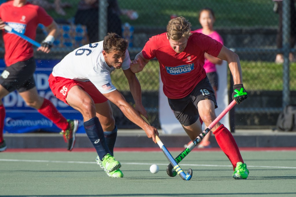2016 Summer Games Sendoff. July 6, 2016. Men's National Team vs USA. 6-3 win. Mark Pearson. Photo: Blair Shier