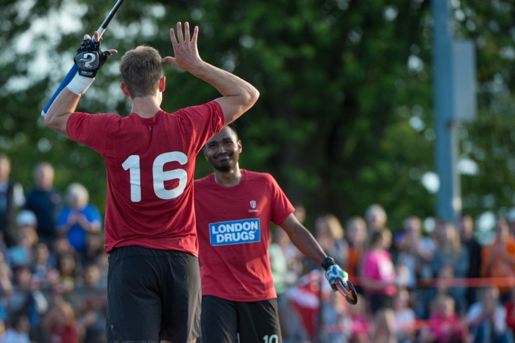 2016 Summer Games Sendoff. July 6, 2016. Men's National Team vs USA. 6-3 win. Gordon Johnston. Photo: Blair Shier