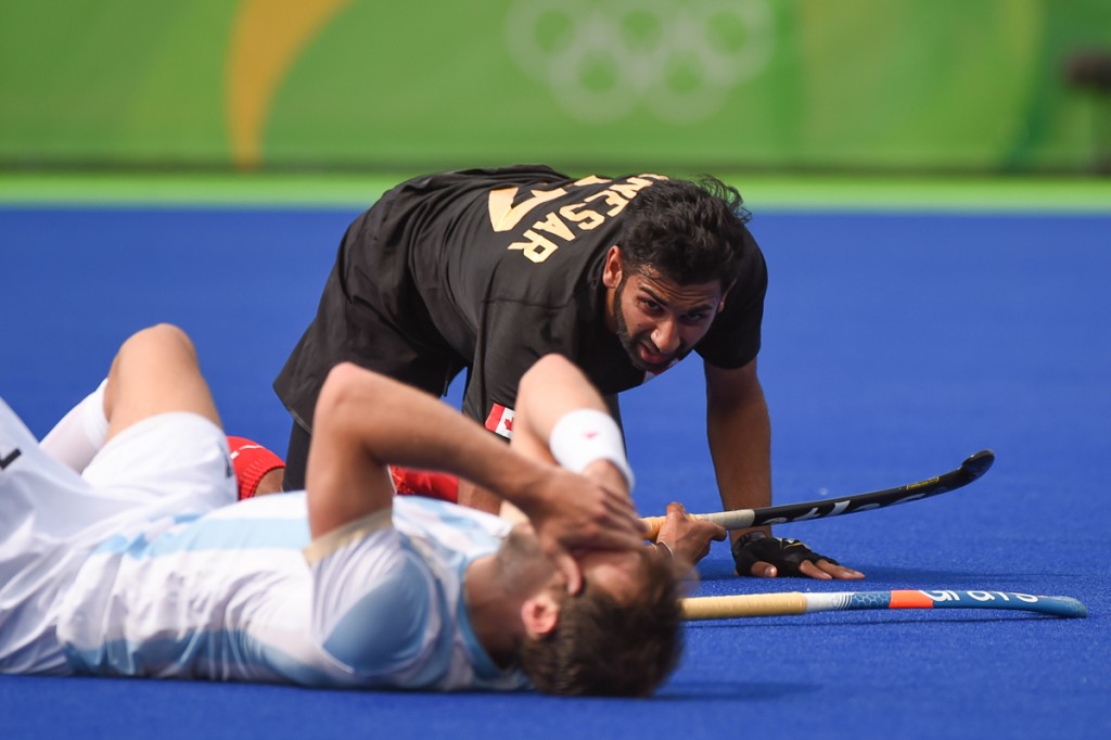 2016 Olympic Games. Men's National Team. Canada vs Argentina. 3-1 loss. August 8, 2016. Photo:Yan Huckendubler.