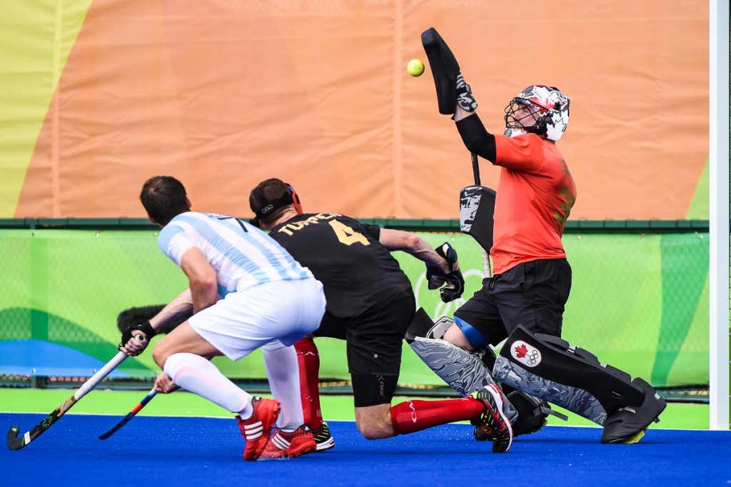 2016 Olympic Games. Men's National Team. Canada vs Argentina. 3-1 loss. August 8, 2016. Photo:Yan Huckendubler.