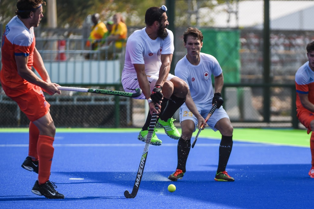 2016 Olympic Games. Men's National Team. Canada vs Netherlands. 7-0 loss. August 9, 2016. Photo:Yan Huckendubler.