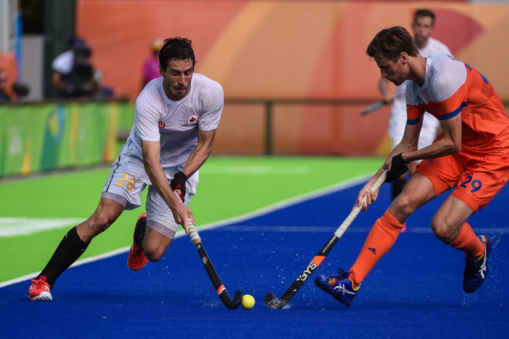 2016 Olympic Games. Men's National Team. Canada vs Netherlands. 7-0 loss. August 9, 2016. Photo:Yan Huckendubler.