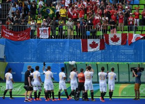 2016 Olympic Games. Men's National Team. Canada vs India 2-2 draw. August 12, 2016. Photo:Yan Huckendubler.
