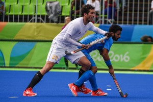 2016 Olympic Games. Men's National Team. Canada vs India 2-2 draw. August 12, 2016. Photo:Yan Huckendubler. Matthew Guest