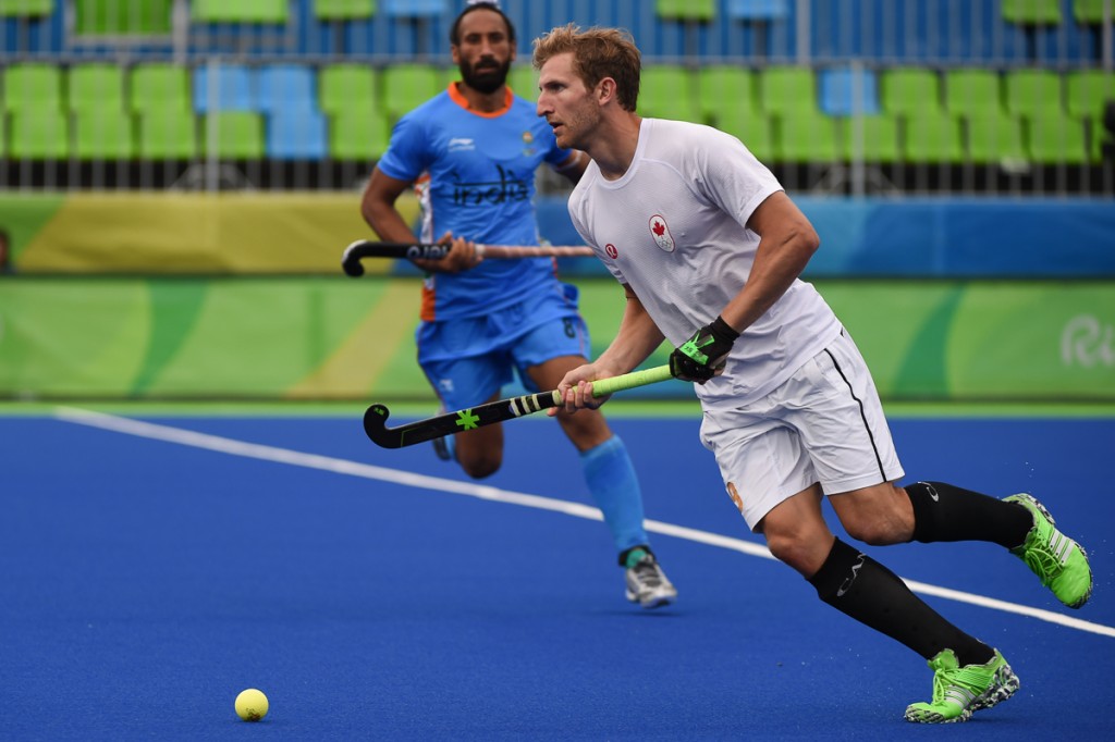 2016 Olympic Games. Men's National Team. Canada vs India 2-2 draw. August 12, 2016. Photo:Yan Huckendubler. Meark Pearson