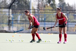 Women's National Team Training - UBC - Wright Field - September 6, 2016 - Danielle Hennig (left) Sara McManus (right)