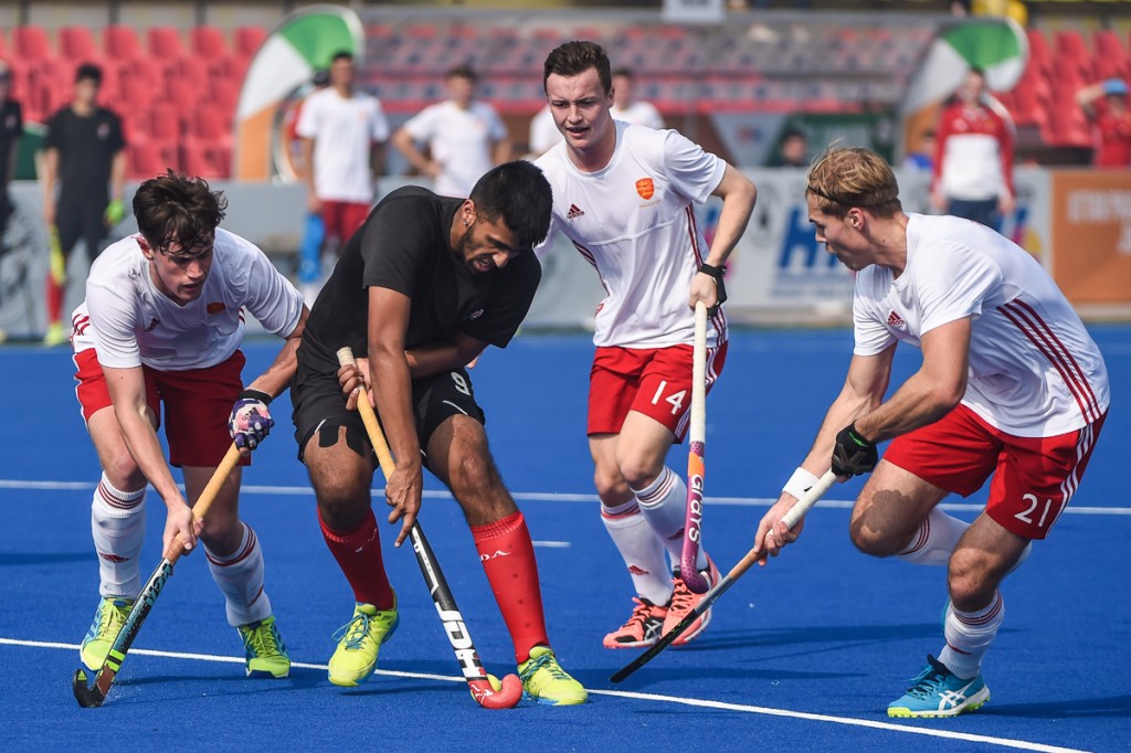 2016 Junior World Cup (Men). December 13, 2016 vs England. 6-0 loss. By Yan Huckedubler. Kabir Aujla