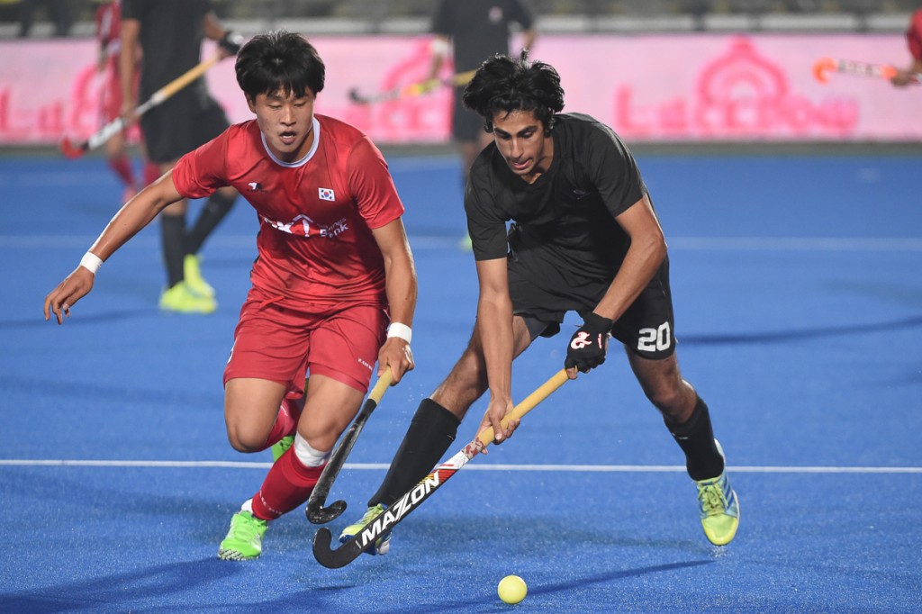 2016 Men's Junior World Cup. Canada vs Korea. 2-1 loss. December 14, 2016. By Yan Huckendubler