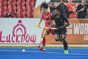 2016 Men's Junior World Cup. Canada vs Korea. 2-1 loss. December 14, 2016. Floyd Mascarenhas. By Yan Huckendubler