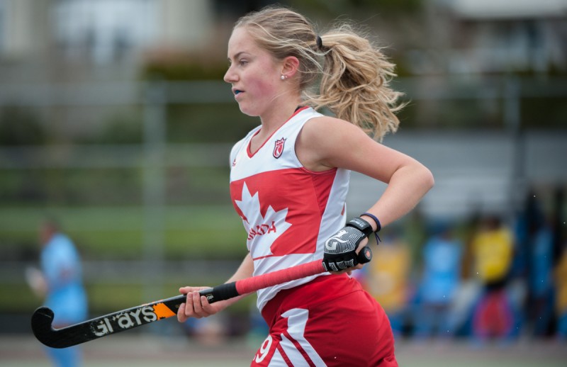 Women's National Team, Canada vs India, March 26, 2017 - 3-1 win. West Vancouver, BC. Pre-WL2 Test Series. By Blair Shier Alison Lee