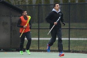 Brandon Pereira, Balraj Panesar (right). Men's National Team Training, March 15, 2017