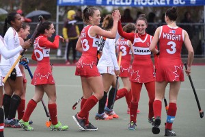 2017 Women's World League Round 2 West vancouver. April 4, 2017. Canada Women's National Team vs Trinidad and Tobago. 12-0 Win. By Yan Huckendubler. Brienne Stairs