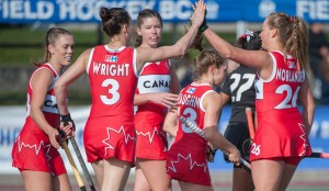 2017 Women's World League Round 2 West vancouver. April 1, 2017. Canada Women's National Team vs Mexico. 6-0. Kate Wright, Alex Thicke, Stephanie Norlander, Brienne Stairs. By Blair Shier